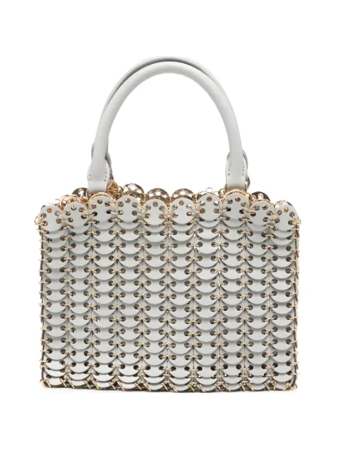 Rabanne 1969 disc-embellished tote bag Neutrals 26ASS0506CLF521