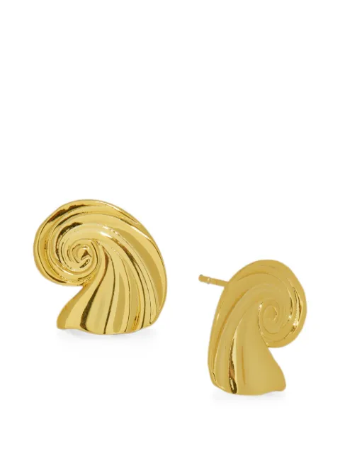 Ottoman Hands wave-stud earrings Gold OCE61