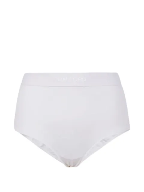 TOM FORD logo-waistband briefs White KNJ008JEX166098