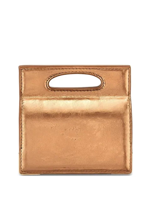 Tyler Ellis micro Stella metallic-leather tote bag Gold T53AL221O