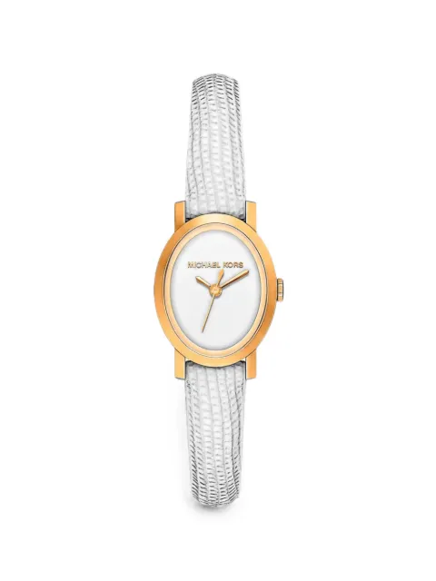 Michael Kors Maude oval-face 24mm watch White MK7586
