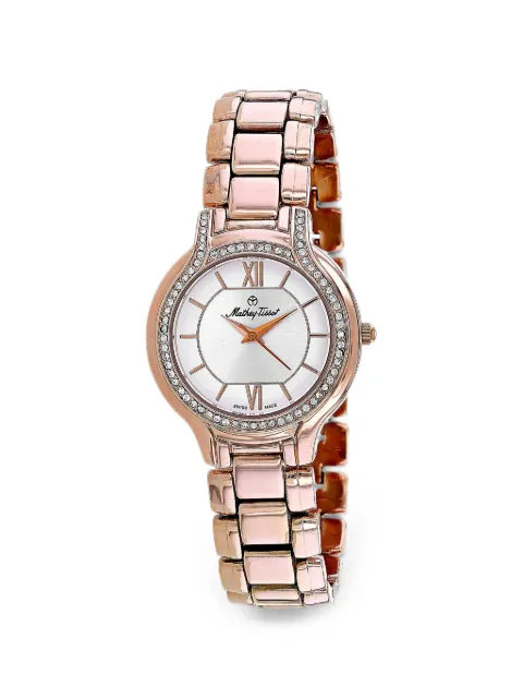 Mathey Tissot Fleury III crystal-embellished 32mm watch Silver D2781RI