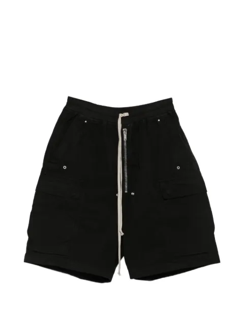 Rick Owens DRKSHDW Cargobela drawstring-waist cargo shorts Black DU02F6369CVS