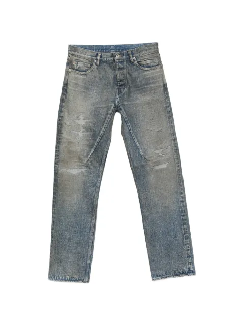 Rick Owens DRKSHDW Krist Wash distressed jeans Blue DL02F2399HMKWJP