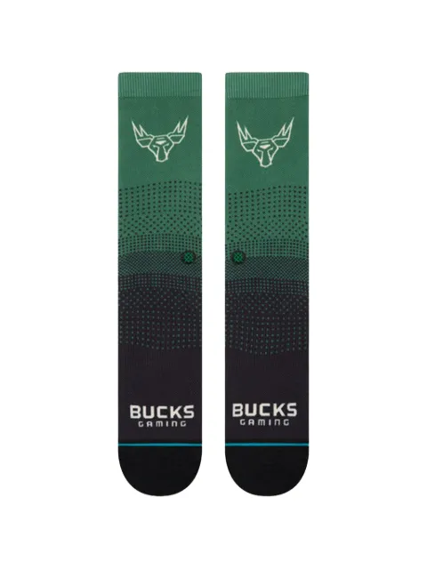 Stance NBA Milwaukee Bucks Gaming socks Green M558A19BUGGRN
