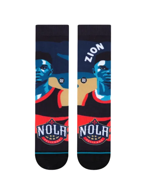 Stance x NBA Zion Williamson socks Blue M558C19ZIOBLU