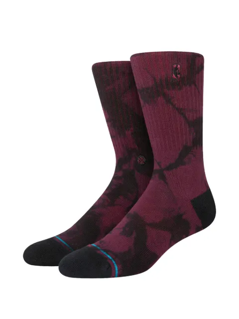 Stance x NBA Logoman tie-dye socks Red A556C22NBAMRN