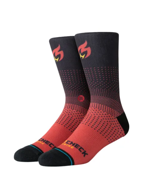 Stance x NBA Miami Heat Check socks Red M558A19HCGBUR
