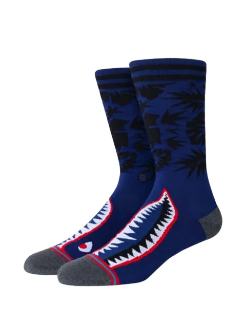 Stance Tropical Warbird socks Blue A545A21WARBLU