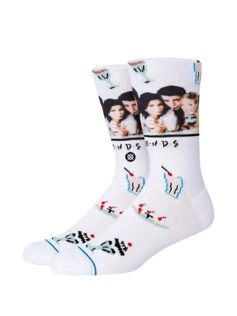 Stance Friends graphic-print socks White A558D20TDNWHT