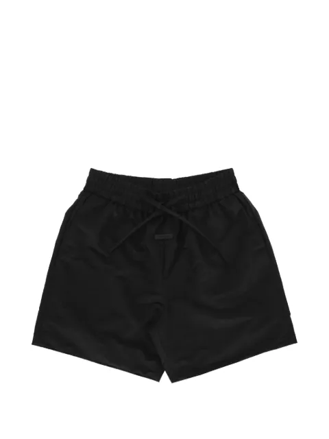 Fear Of God logo-patch drawstring track shorts Black FG9M38381TPNOFFBLACK