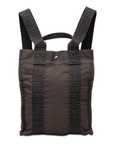 Hermès Pre-Owned 2000-2010 Canvas Herline PM backpack Grey TXW9DZJ5LD322H2D