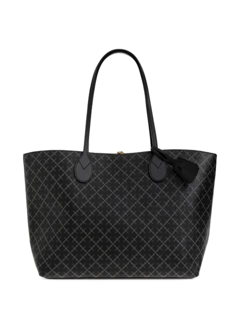 By Malene Birger medium Abi monogram-print tote bag Black 1045170