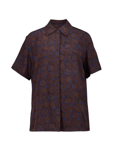Matteau paisley-print shirt Brown SSLSH