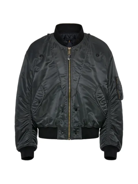 Maison Margiela reversible signature-stitches bomber jacket Grey S50AM0662M35923860