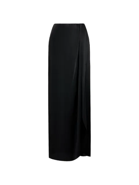 Maison Margiela straight maxi skirt Black S51MI0014M36047