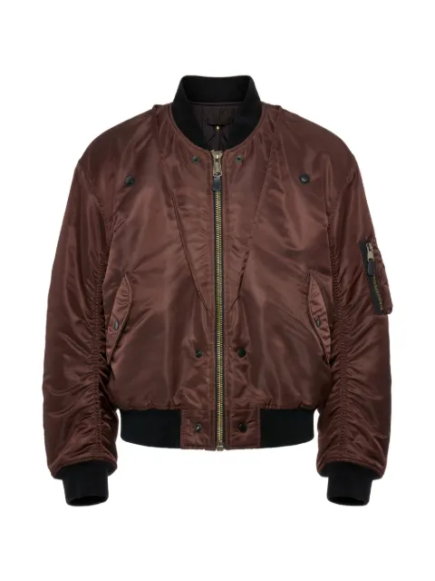 Maison Margiela reversible four-stitches bomber jacket Brown S50AM0662M35923