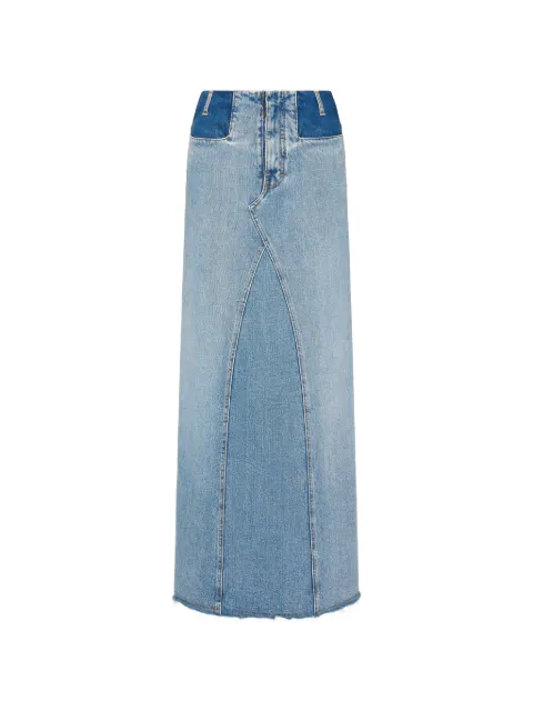 Maison Margiela patchwork maxi skirt Blue S51MI0011S30561