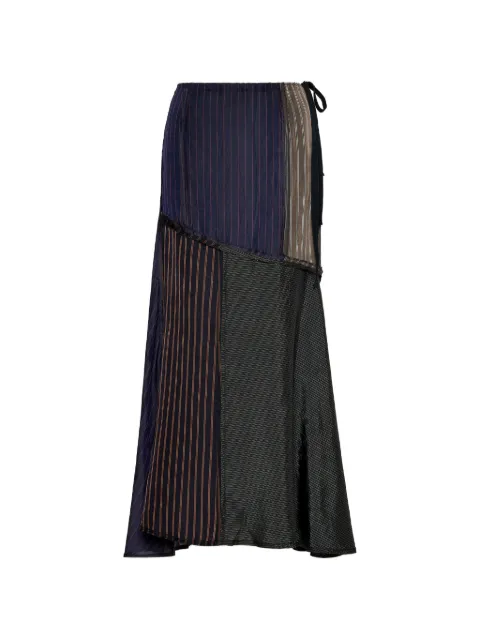 Maison Margiela patchwork maxi skirt Blue S51MI0013MTN186