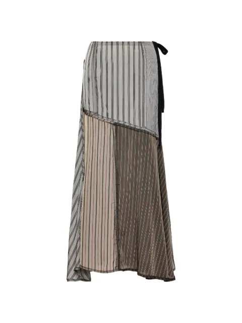 Maison Margiela patchwork maxi skirt Grey S51MI0013M36038
