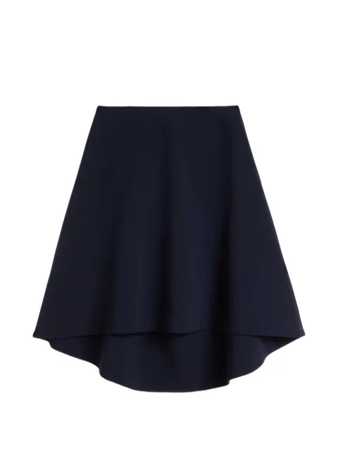Jil Sander asymmetric midi skirt Blue J02MA0414J40379