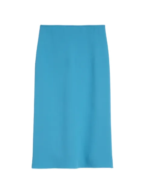 Jil Sander high-waist pencil skirt Blue J02MA0384J76017