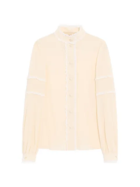 Valentino Garavani crepe de chine shirt Neutrals BAB89021B