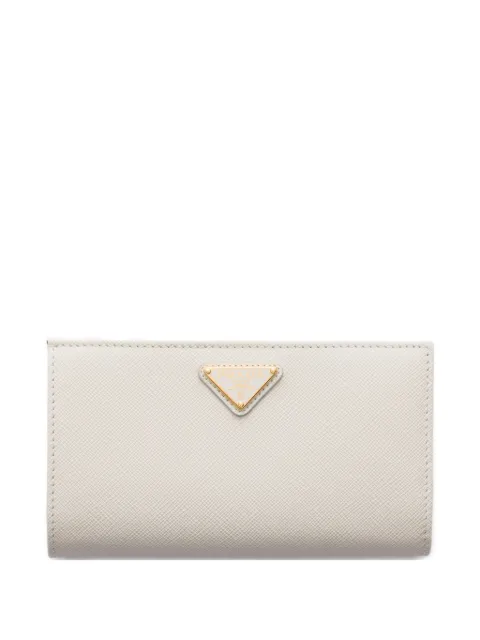 Prada large Saffiano leather wallet Neutrals 1ML009QHH