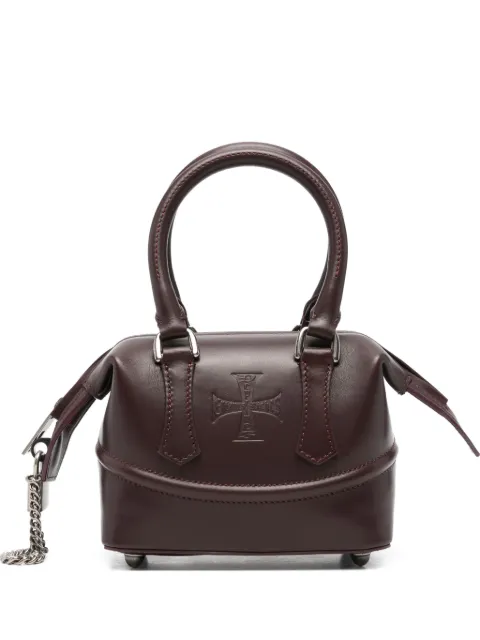 Enfants Riches Déprimés embossed-logo leather tote bag Red 110691
