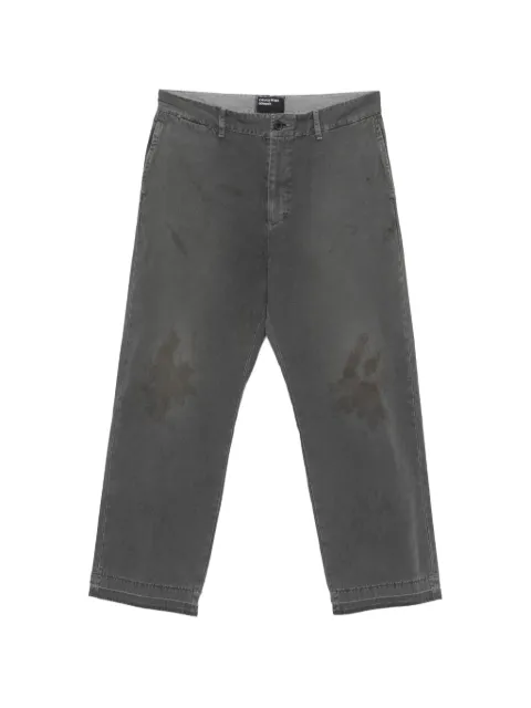 Enfants Riches Déprimés distressed-effect straight-leg trousers Grey 060319