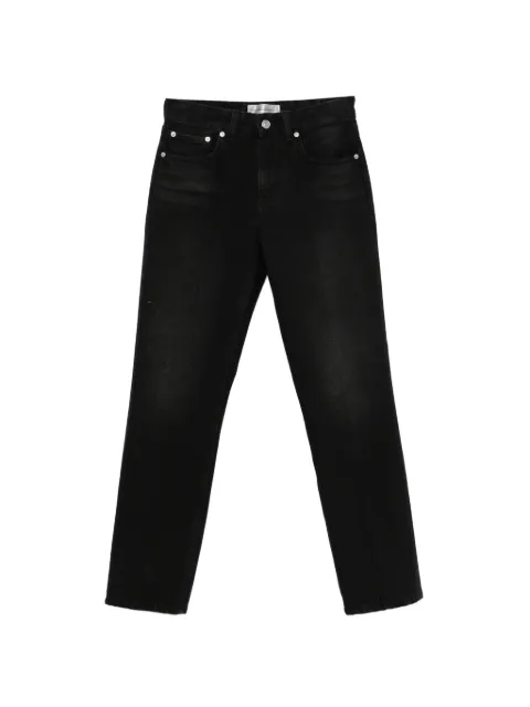 Victoria Beckham logo-patch jeans Black 1326DJE007322A