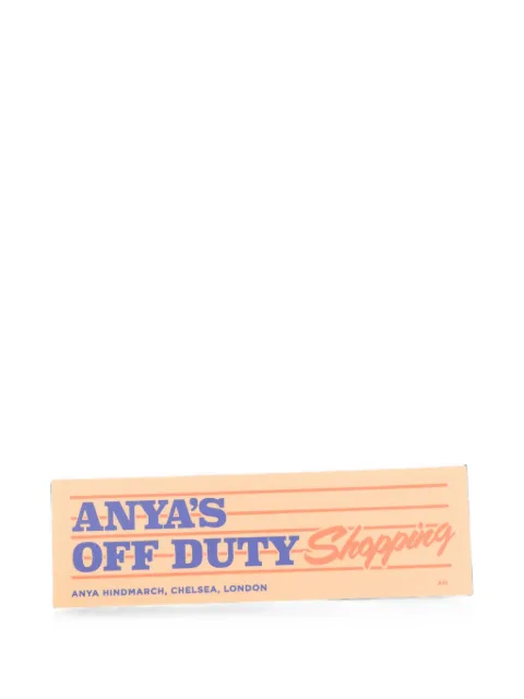 Anya Hindmarch graphic-print sticker Orange 213264