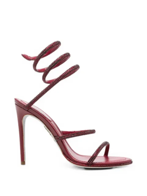 René Caovilla Cleo crystal-embellished sandals Red C12538105RN01Y239