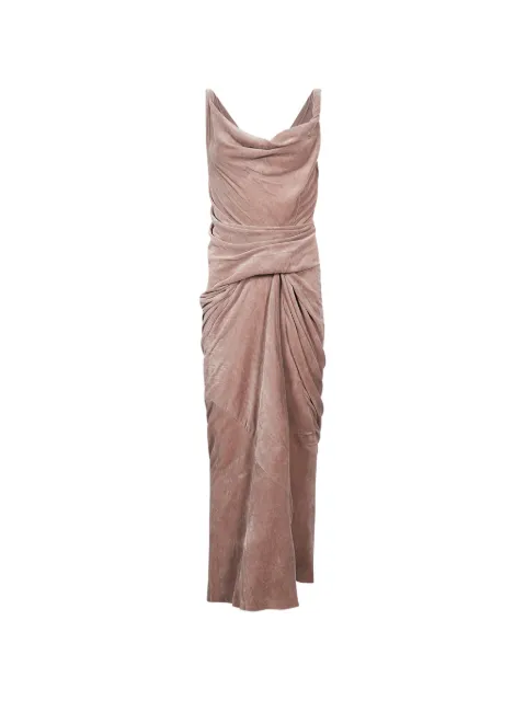 Rick Owens draped maxi dress Pink RP02F5561V