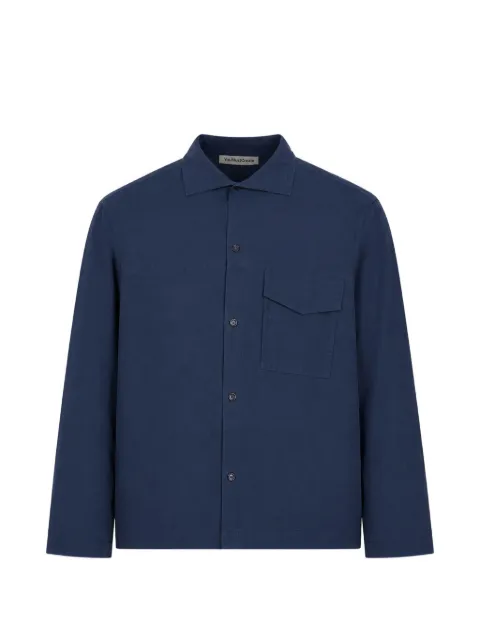 YMC chest-pocket button-up shirt Blue P2AMLY51240