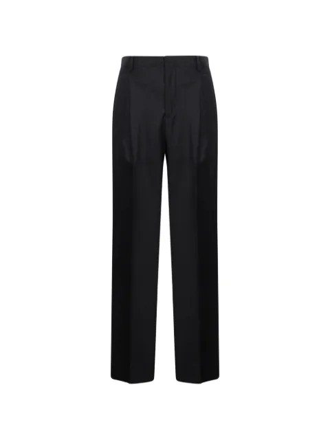 Briglia 1949 pressed-crease wide-leg trousers Black BROGONUOVOW40012300010