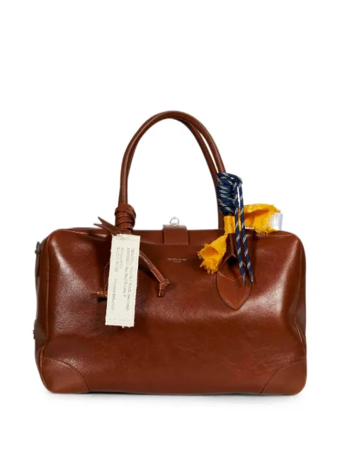 Golden Goose medium Vita bag in light brown leather with charms and silver details Brown GWA00833A000909