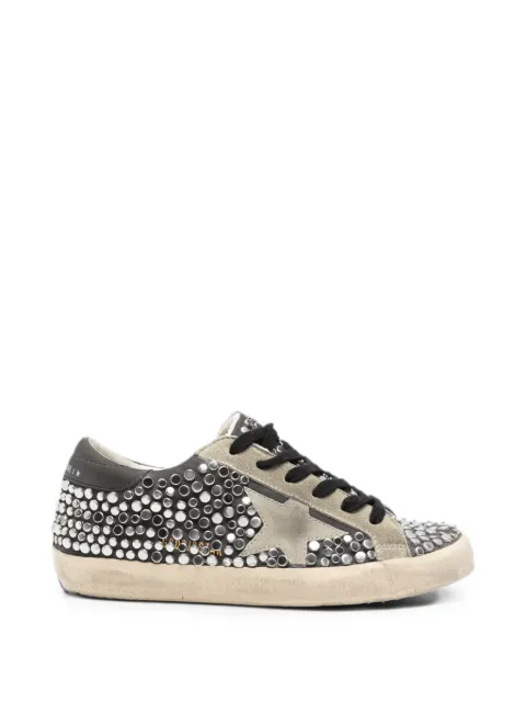 Golden Goose Super-Star stud-embellished sneakers Grey GWF00101F006008