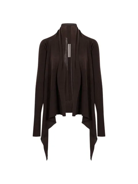 Rick Owens draped cardigan Brown RP02F5642M