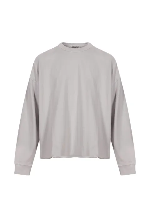 YMC Studio raw-edge sweatshirt Grey U7AMBY52201
