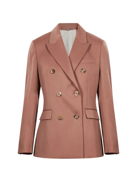 Golden Goose Journey double-breasted blazer Brown GWP00829P002585