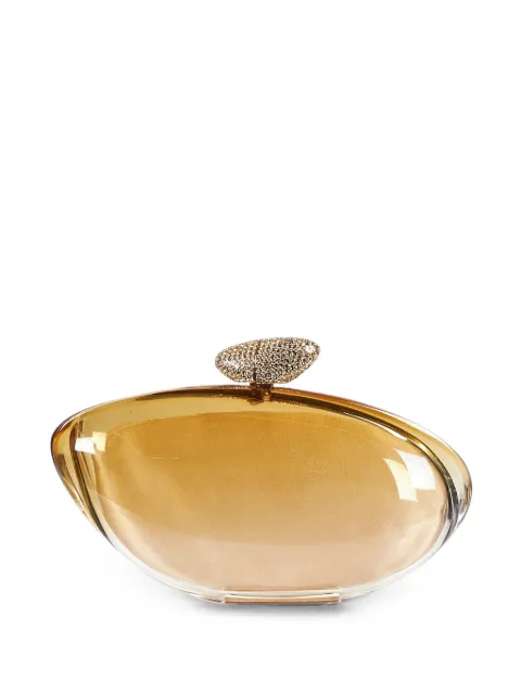 Benedetta Bruzziches Armonia crystal-embellished clutch bag Gold 0002177EMPR