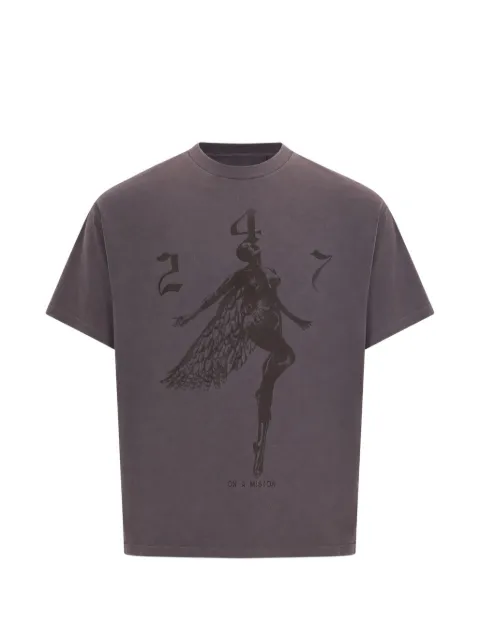Represent 247 Fallen Angel graphic T-shirt Grey 247M10017844