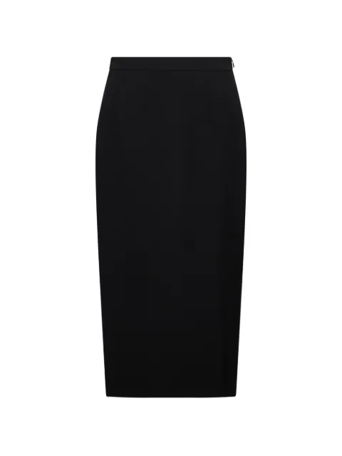 Alessandra Rich high-waisted pencil midi skirt Black FABX1817F2335