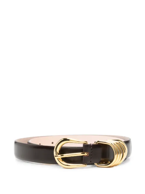 Déhanche Hollyhock buckle belt Brown HOLLYGDPBRWNGLD