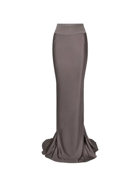 Rick Owens ribbed-waistband panelled skirt Grey RP02F5381SCH