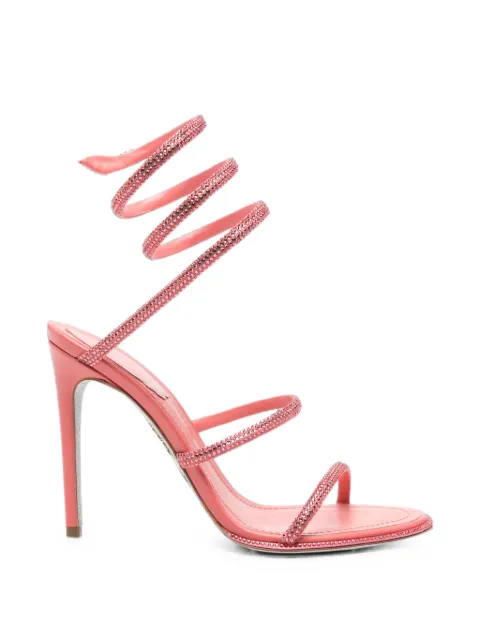 René Caovilla Cleo crystal-embellished sandals Pink C12538105RN01Y430