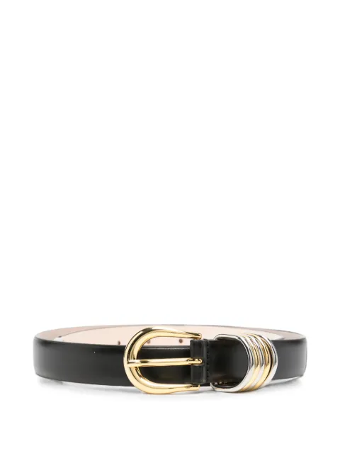 Déhanche Hollyhock Mix buckle belt Black HOLLYBLACKMMS