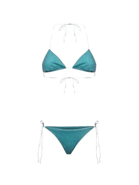 Oséree Lumière triangle bikini Blue LTS601TRQS