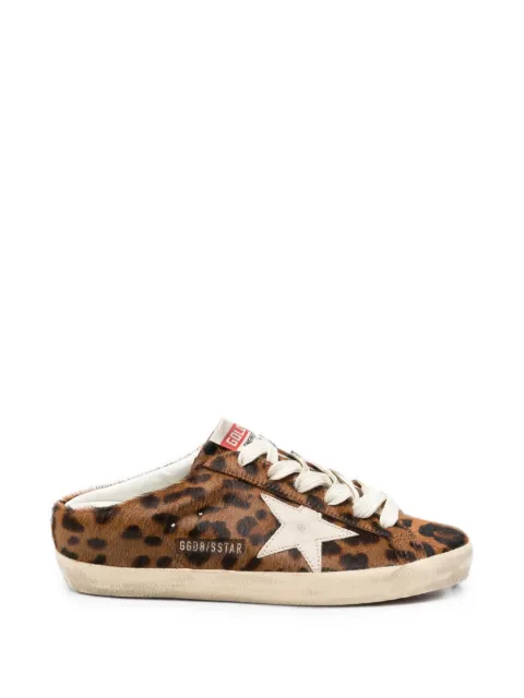 Golden Goose Super-Star leopard-print sneakers Brown GWF00110F008679